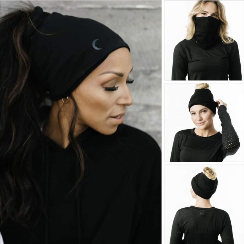 ZYIA Black Convertible Hat